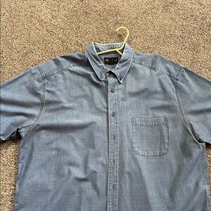 Men's Eddie Bauer SS Blue Denim Shirt